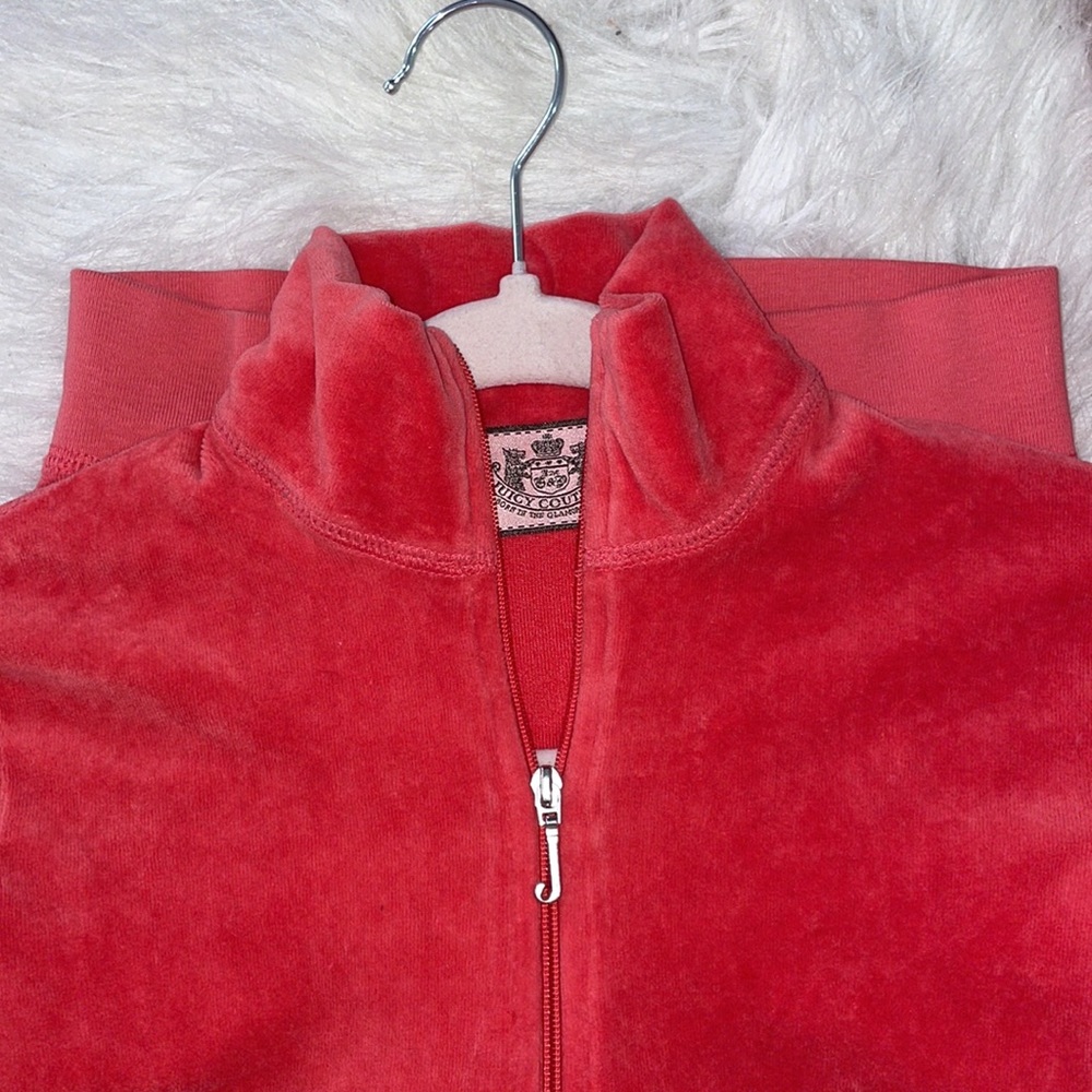 Juicy Couture Coral Pink P XS Track Jacket Great Condition ✨💓